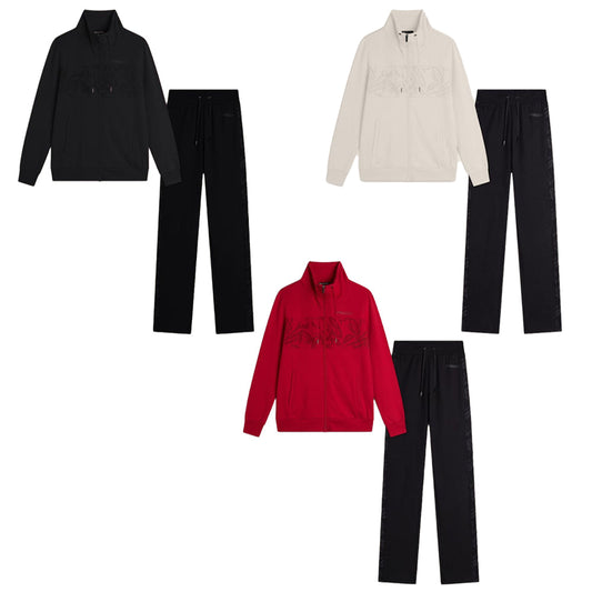 Freddy Tuta Zip e Collo Alto in Felpa con Dettagli Floreali Donna F4WTRK1