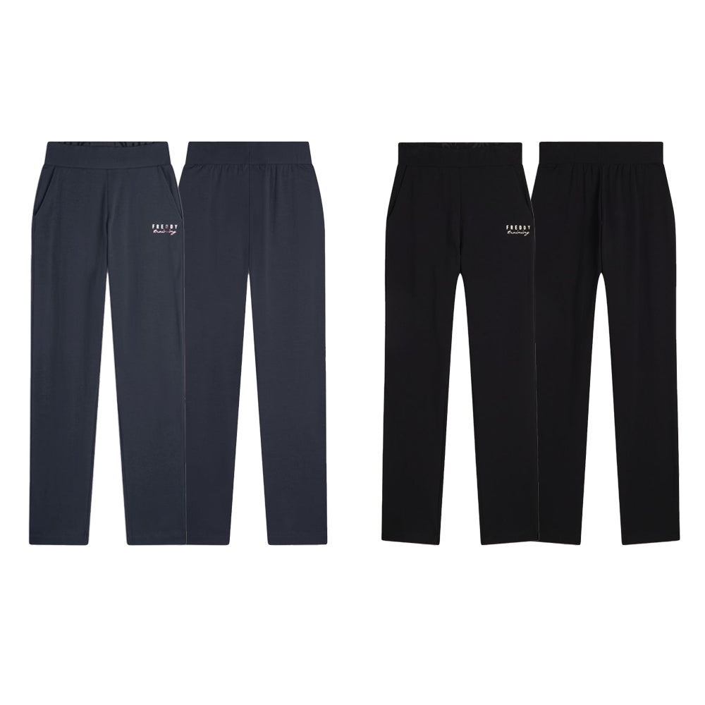 Freddy Pantaloni Regular Fit con Fondo Dritto con Piccoli Spacchi S25WTRP4