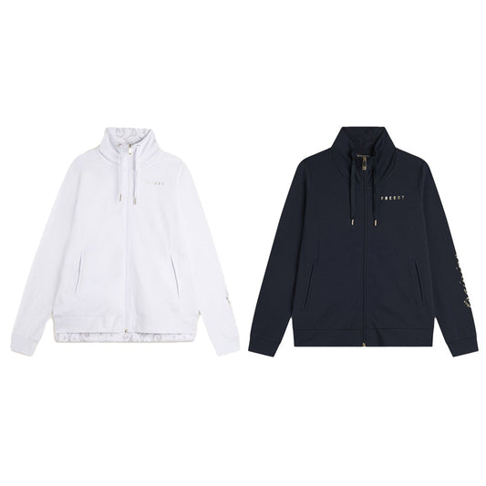 Freddy Felpa Zip e Collo Alto con Dettagli Floreali e Stampa su Manica S25WTRS3