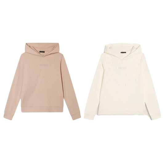 Freddy Felpa con Cappuccio Decorata da Strass S25WCXS5