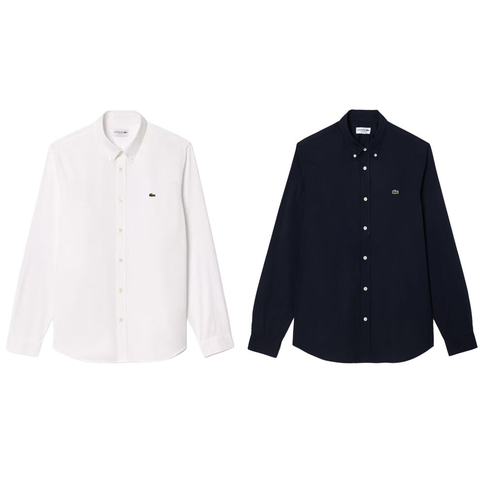 Lacoste Camicia Cotone Regular Fit CH2933