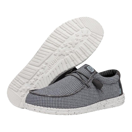 Hey Dude Wally Sport Mesh Grey