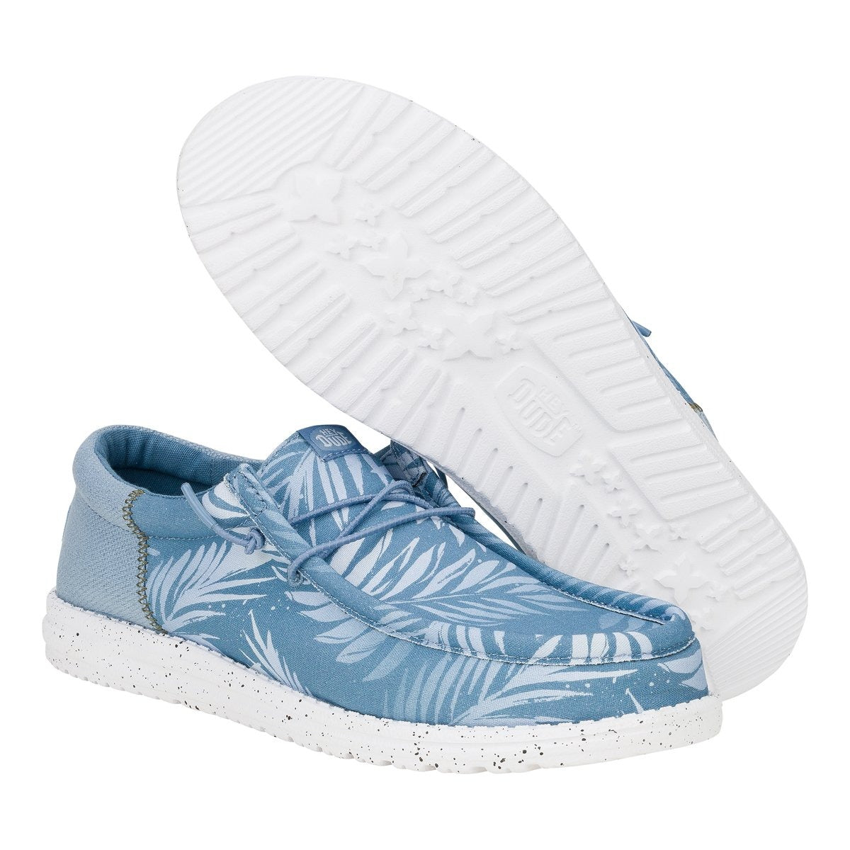 Hey Dude Wally Funk Psych Palm Faded Denim