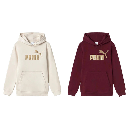 Puma Felpa con Cappuccio Ess+Textured Foil Big Logo Jr Girl 692208