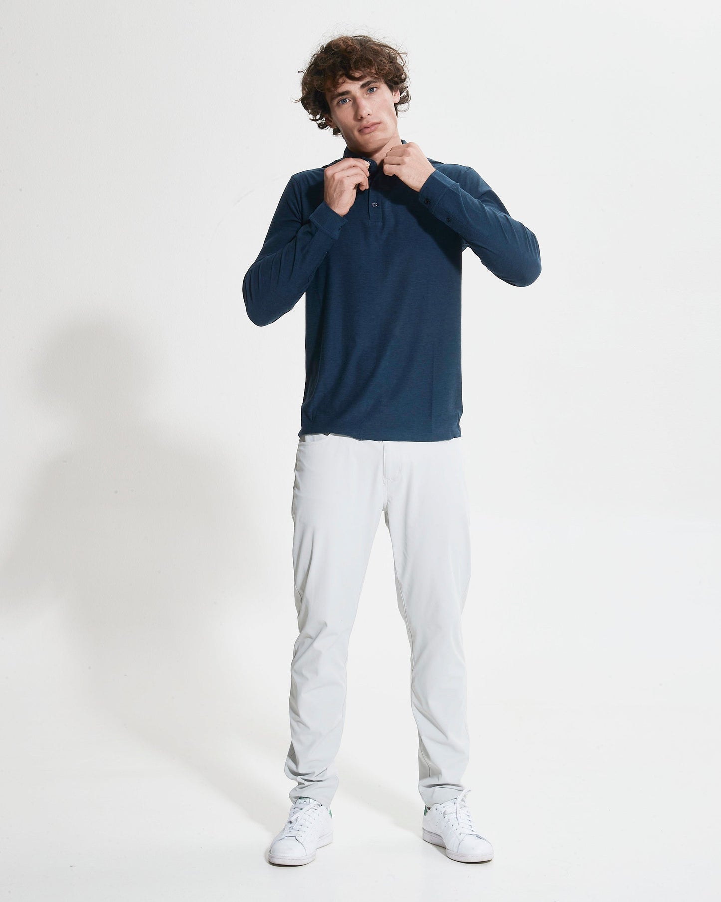 AptySoft™ Long Sleeve Polo