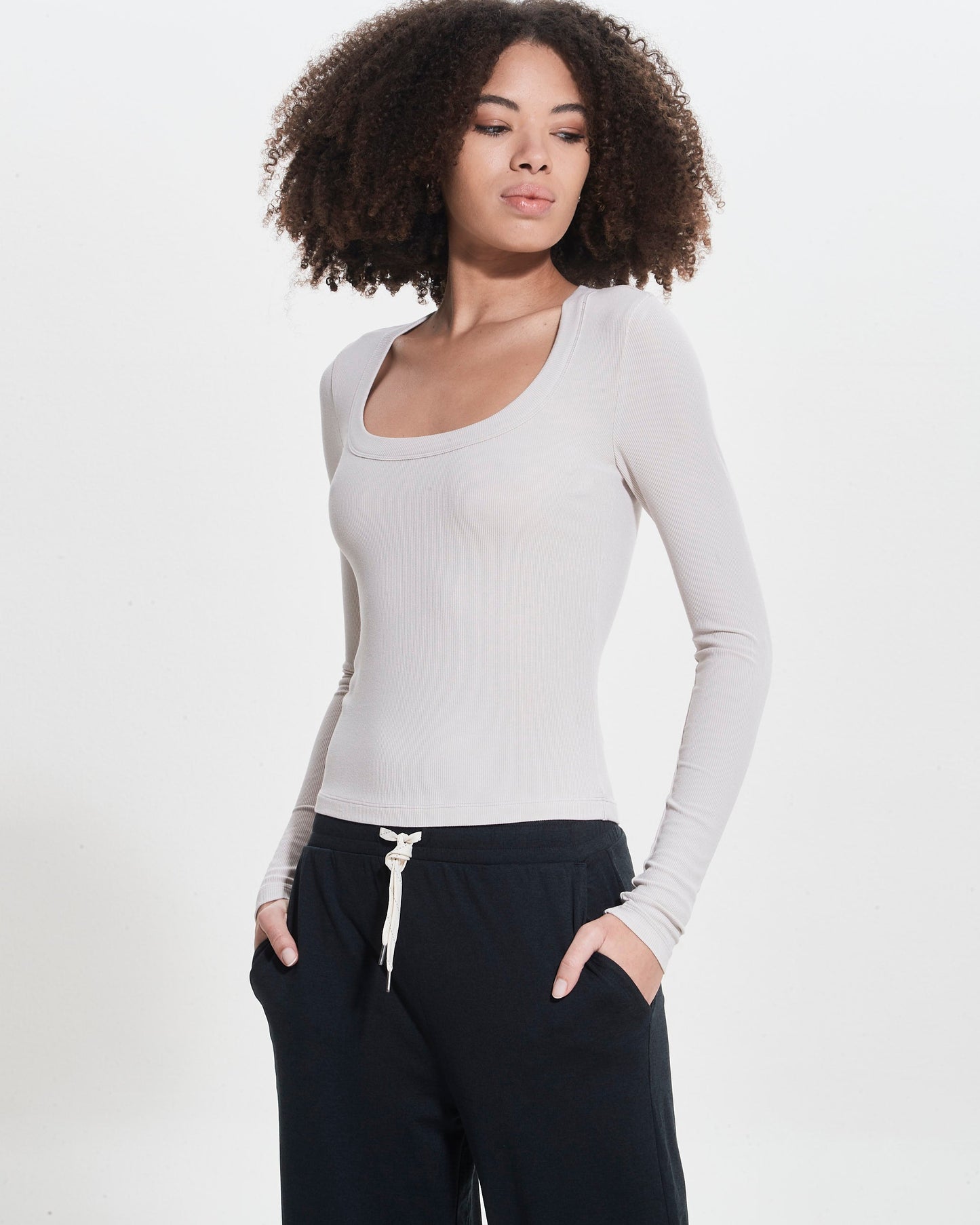 Long Sleeve Studio Rib Tee