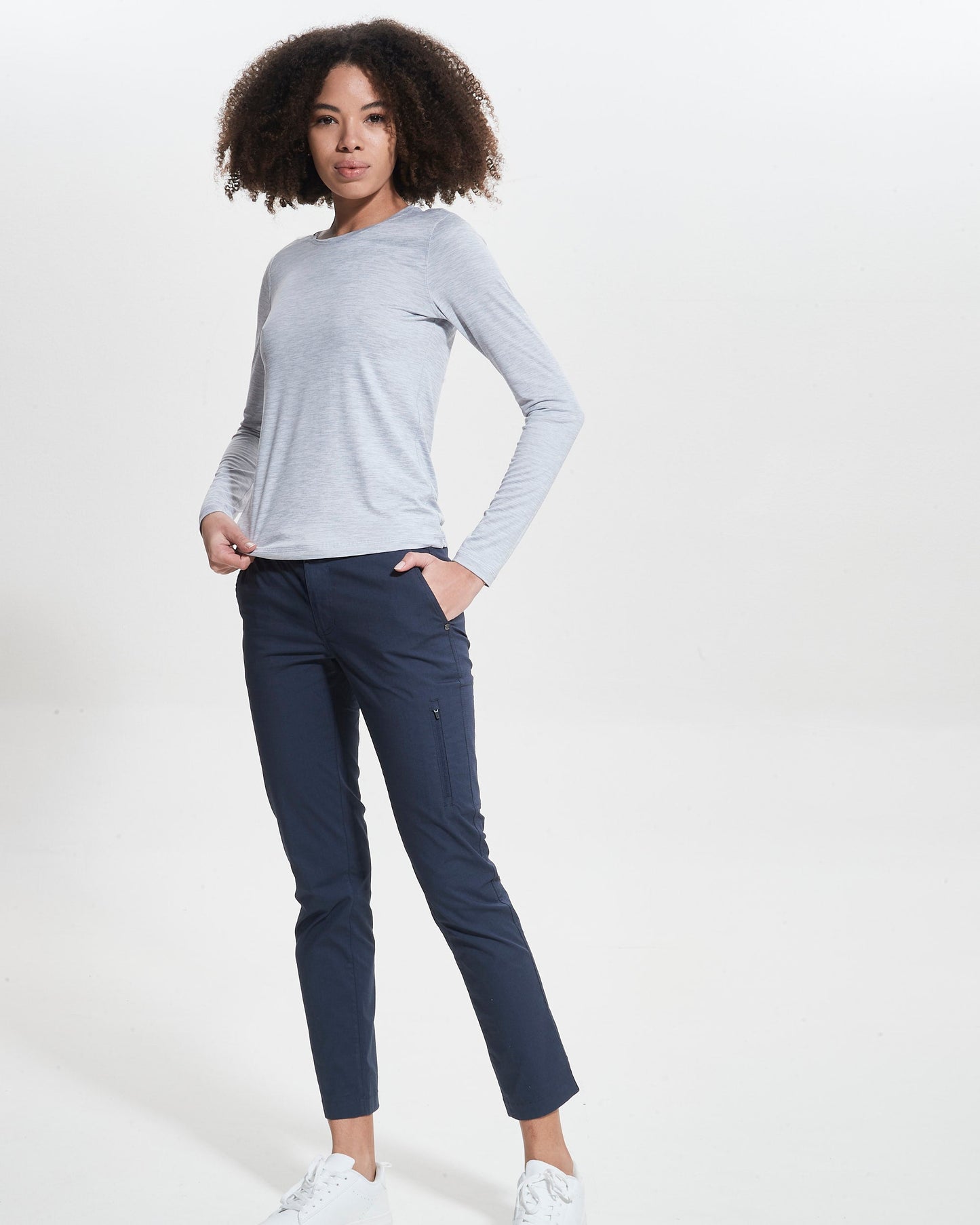 AptySoft™ Long Sleeve Hybrid Tee