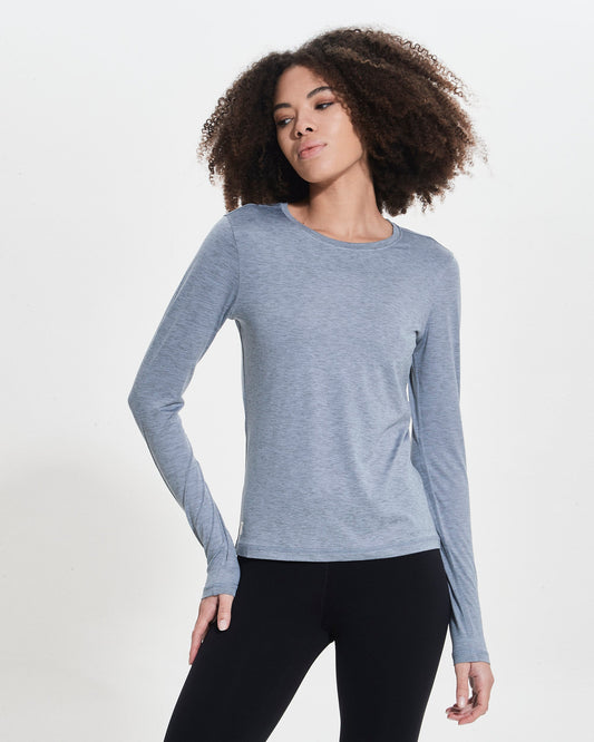 AptySoft™ Long Sleeve Hybrid Tee