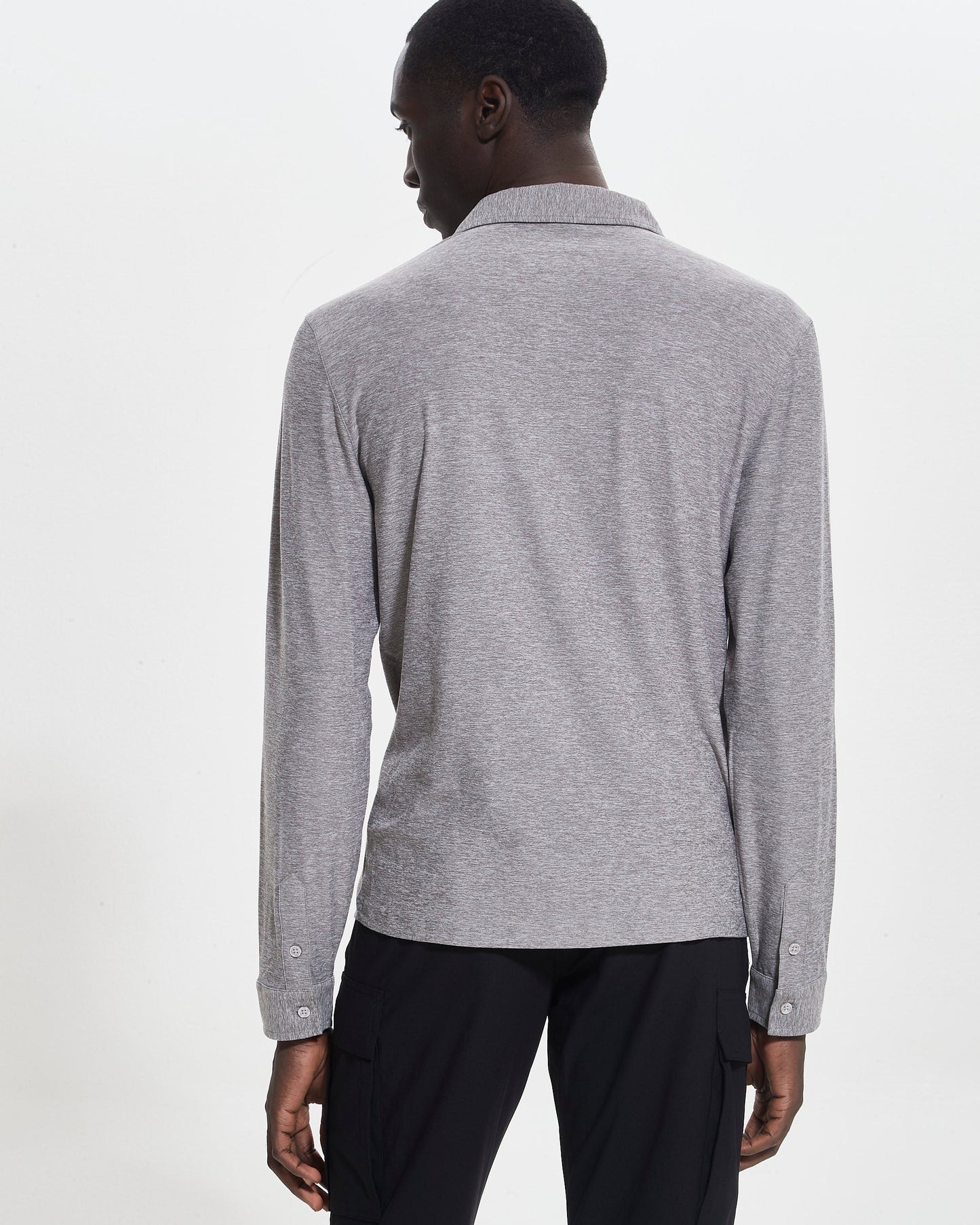 AptySoft™ Long Sleeve Polo Shirt