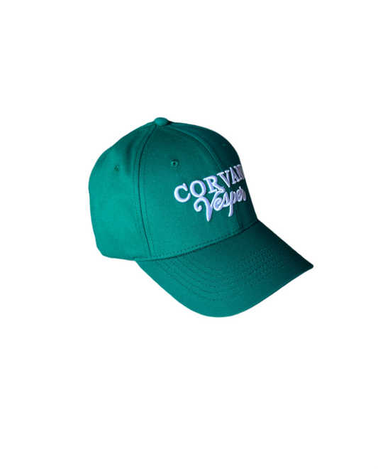 Corvani Vesper Signature Cap In Green