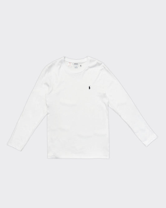 Longsleeve Crew Logo Bianca