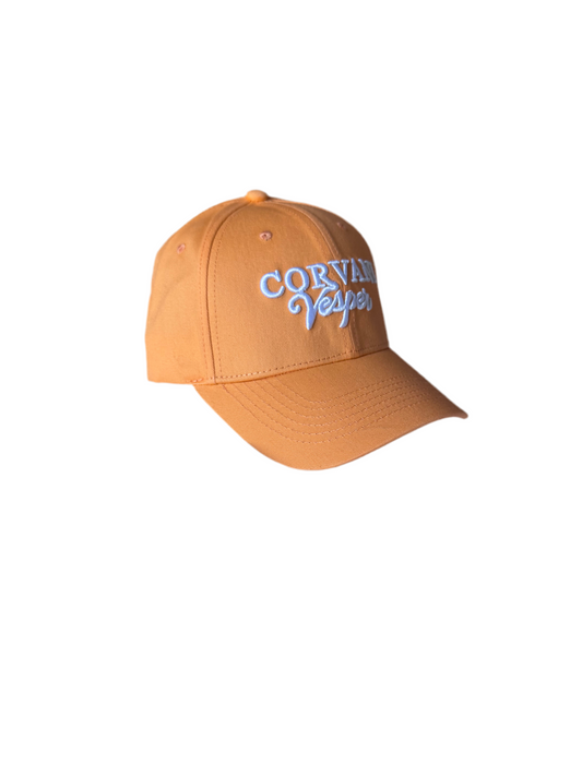 Corvani Vesper Signature Cap In Pumpkin Orange