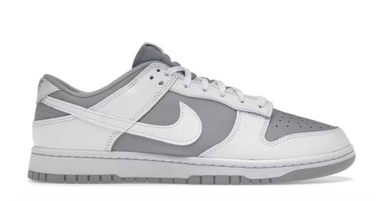 nike dunk low retro white grey