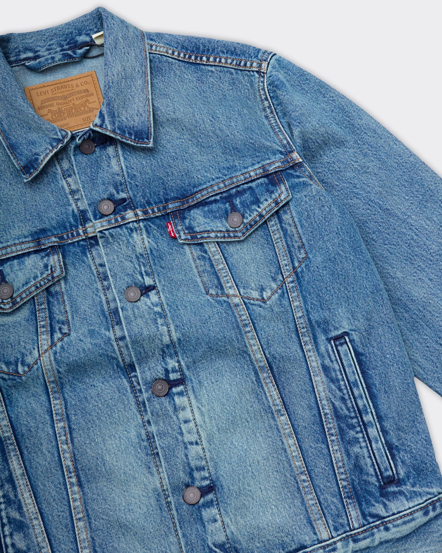 Giacca The Trucker Skyline Blu