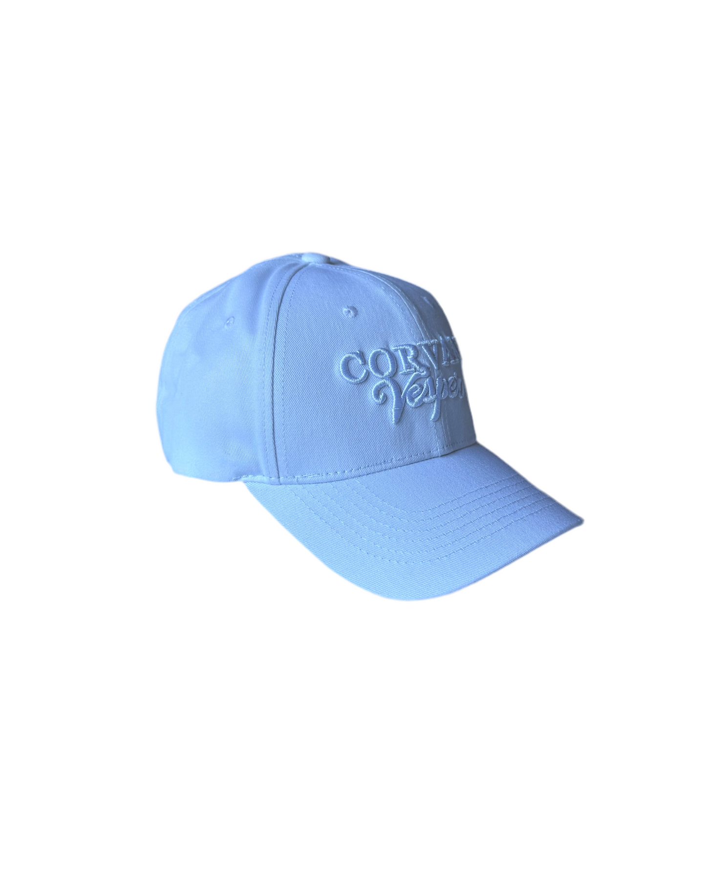 Corvani Vesper Signature Cap In White