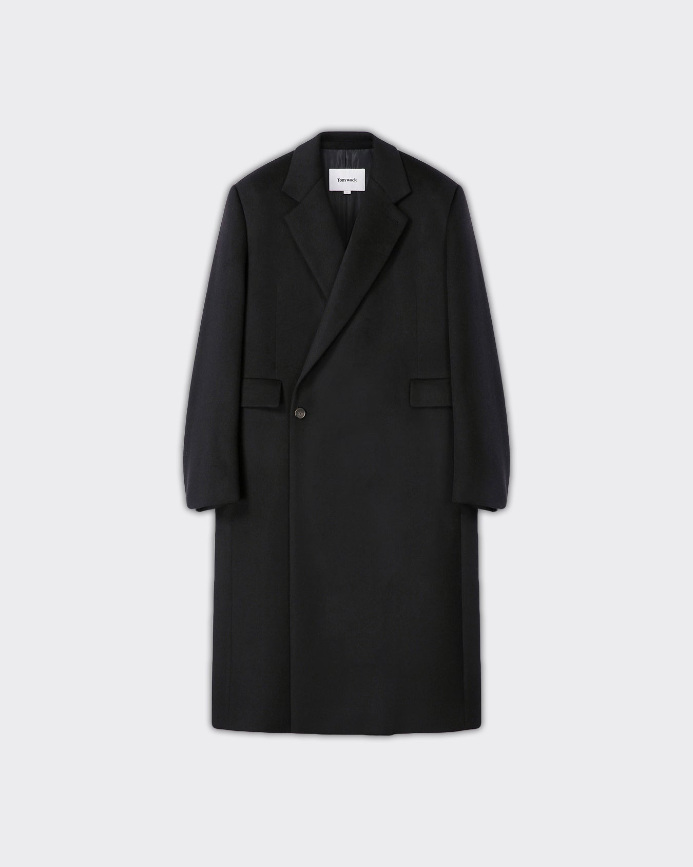 Cappotto Wool And Cashmere Tailored Wrap Nero
