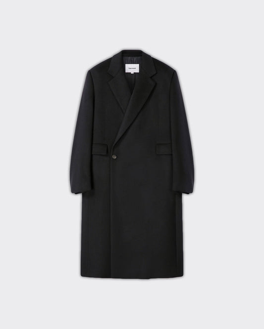 Cappotto Wool And Cashmere Tailored Wrap Nero