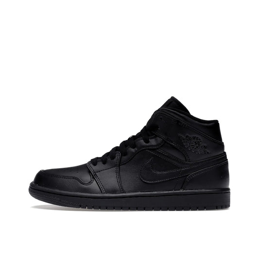 Jordan 1 Mid Triple Black