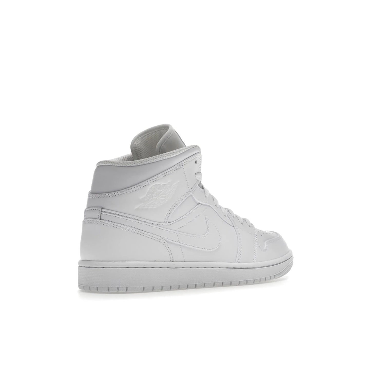 Jordan 1 Mid Triple White
