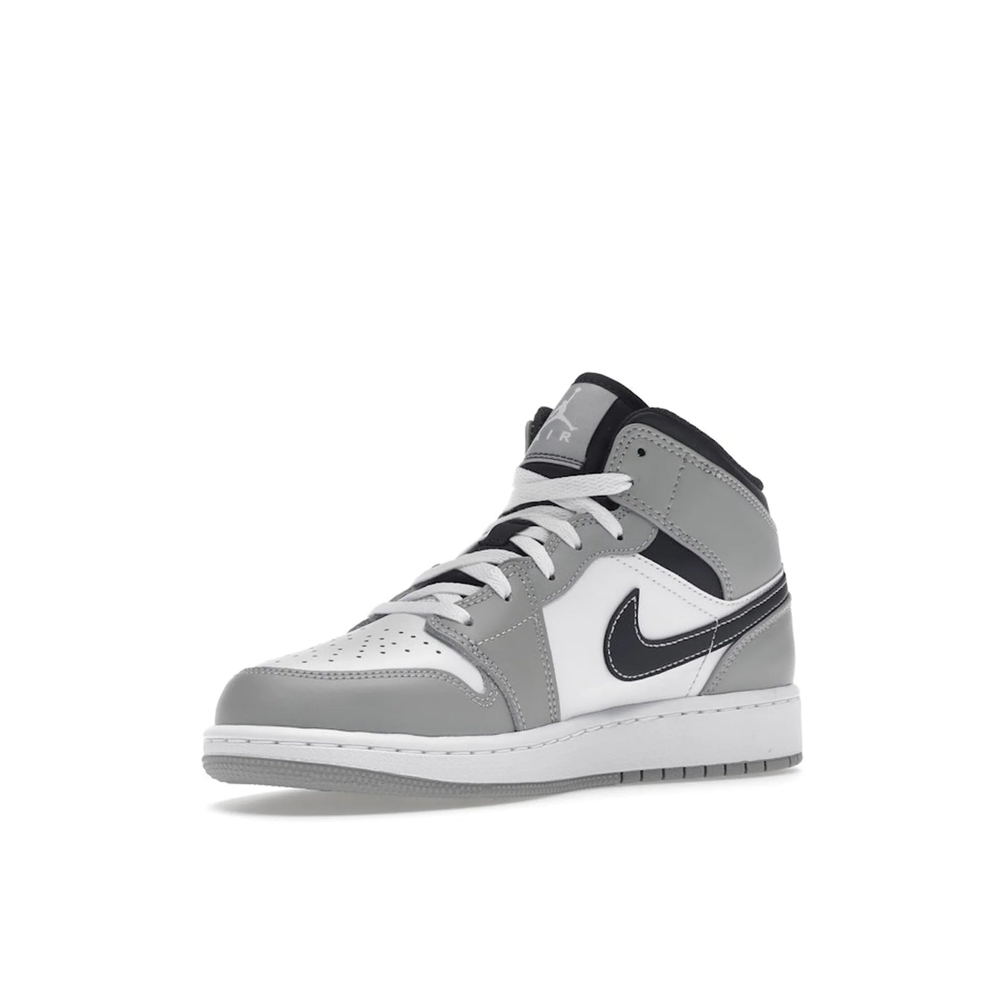 Jordan 1 Mid Light Smoke Grey (GS)