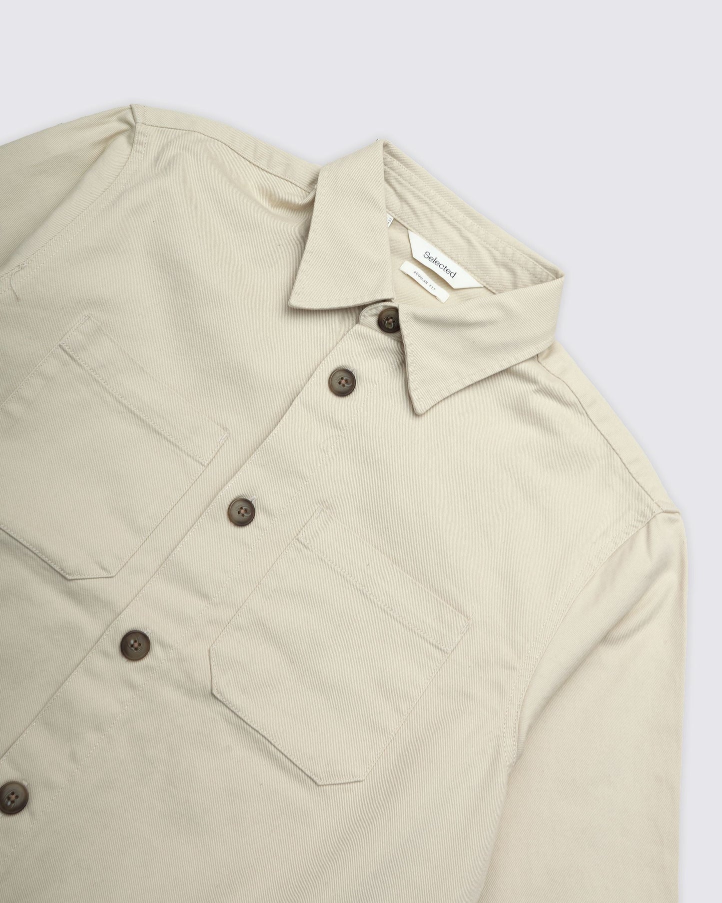 Camicia Overshirt Travis Twill Oatmeal