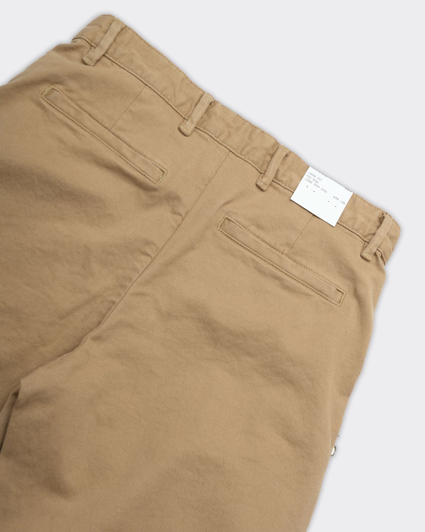 Pantalone Twill Harry Loose Chinchilla