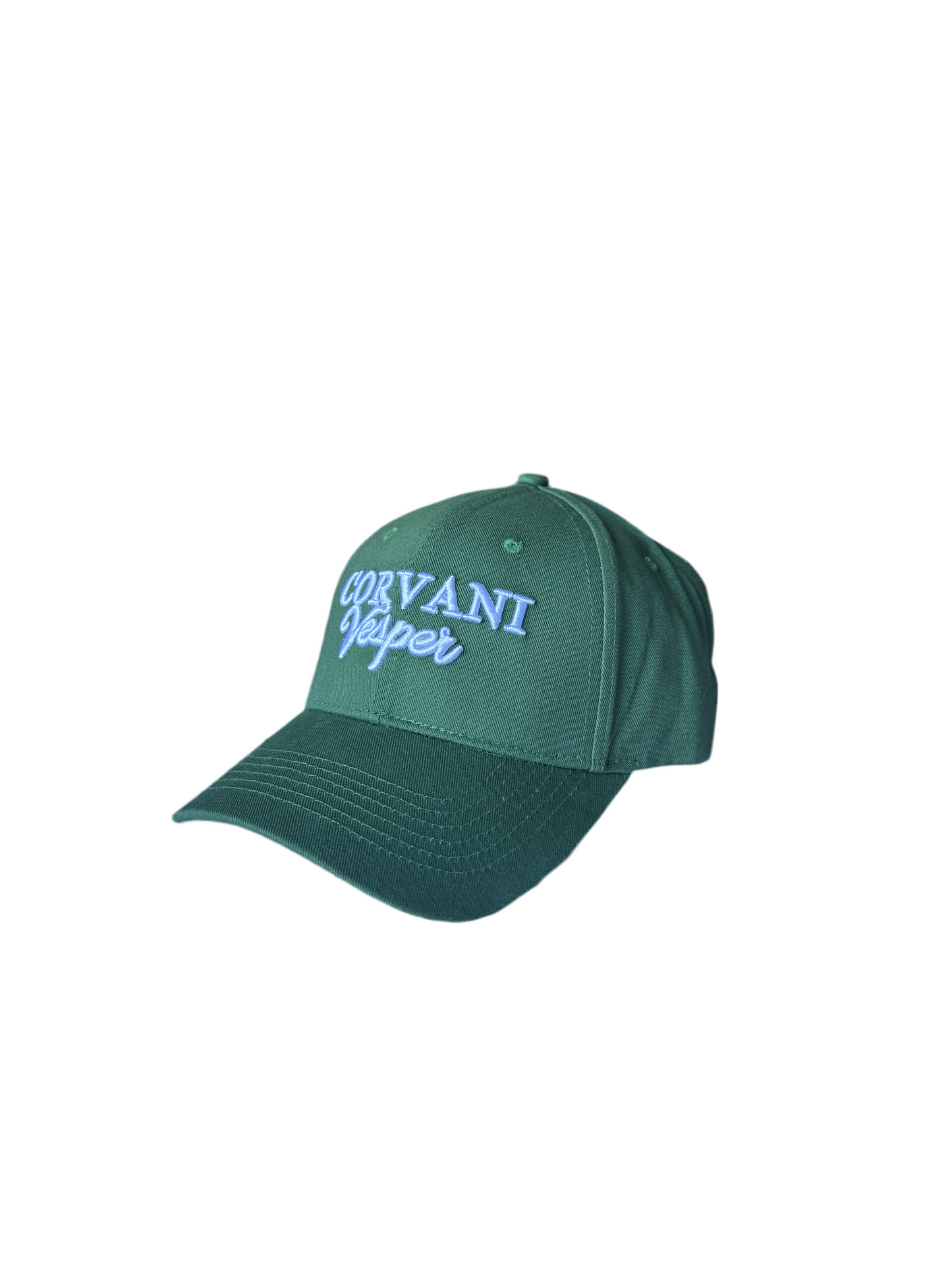 Corvani Vesper Signature Cap In Leaf Green