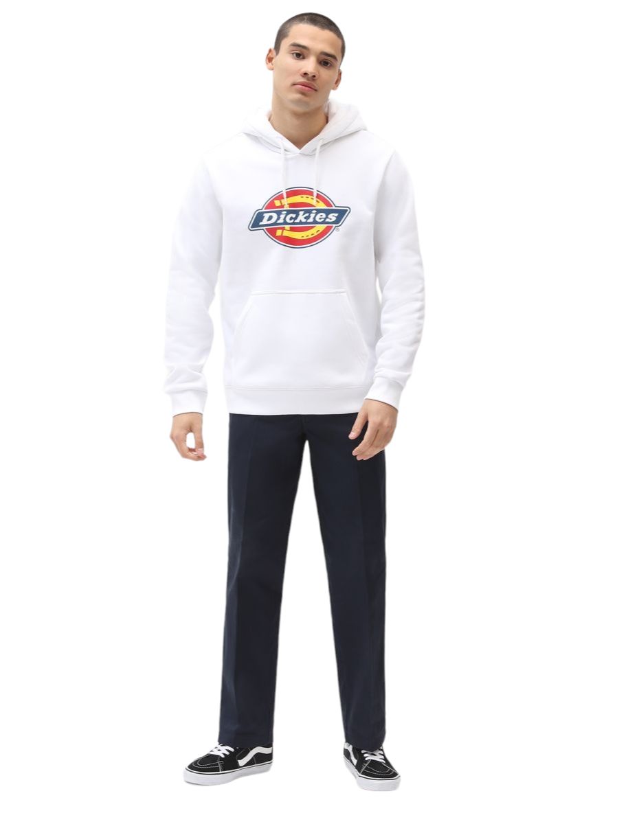 Maglia Icon Logo Hoodie Uomo White