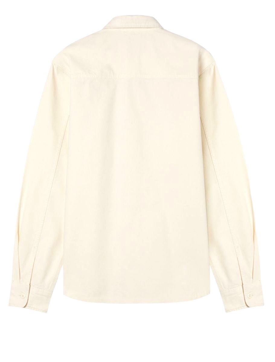 Camicia Duck Canvas Uomo Stone Washed Cloud