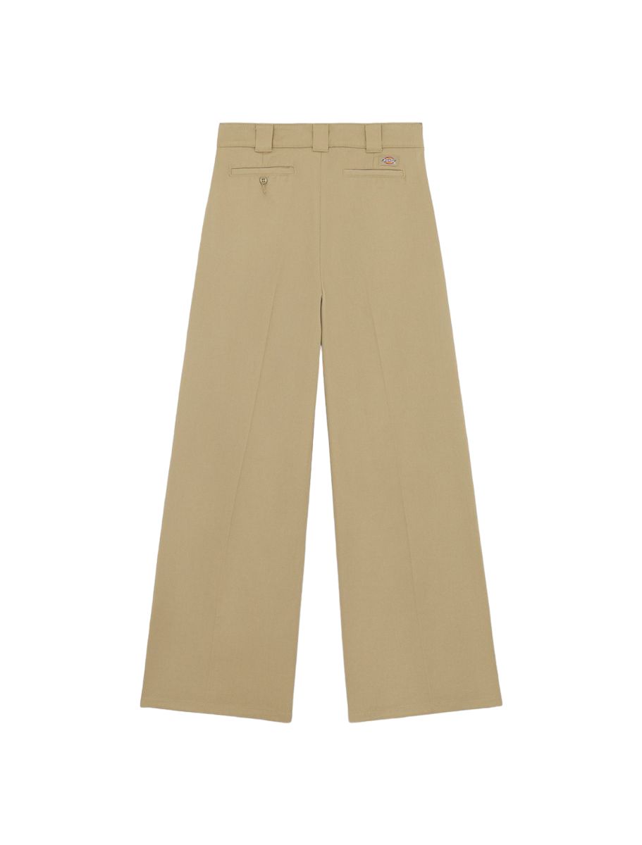 Pantaloni Wide Leg Work Donna Khaki