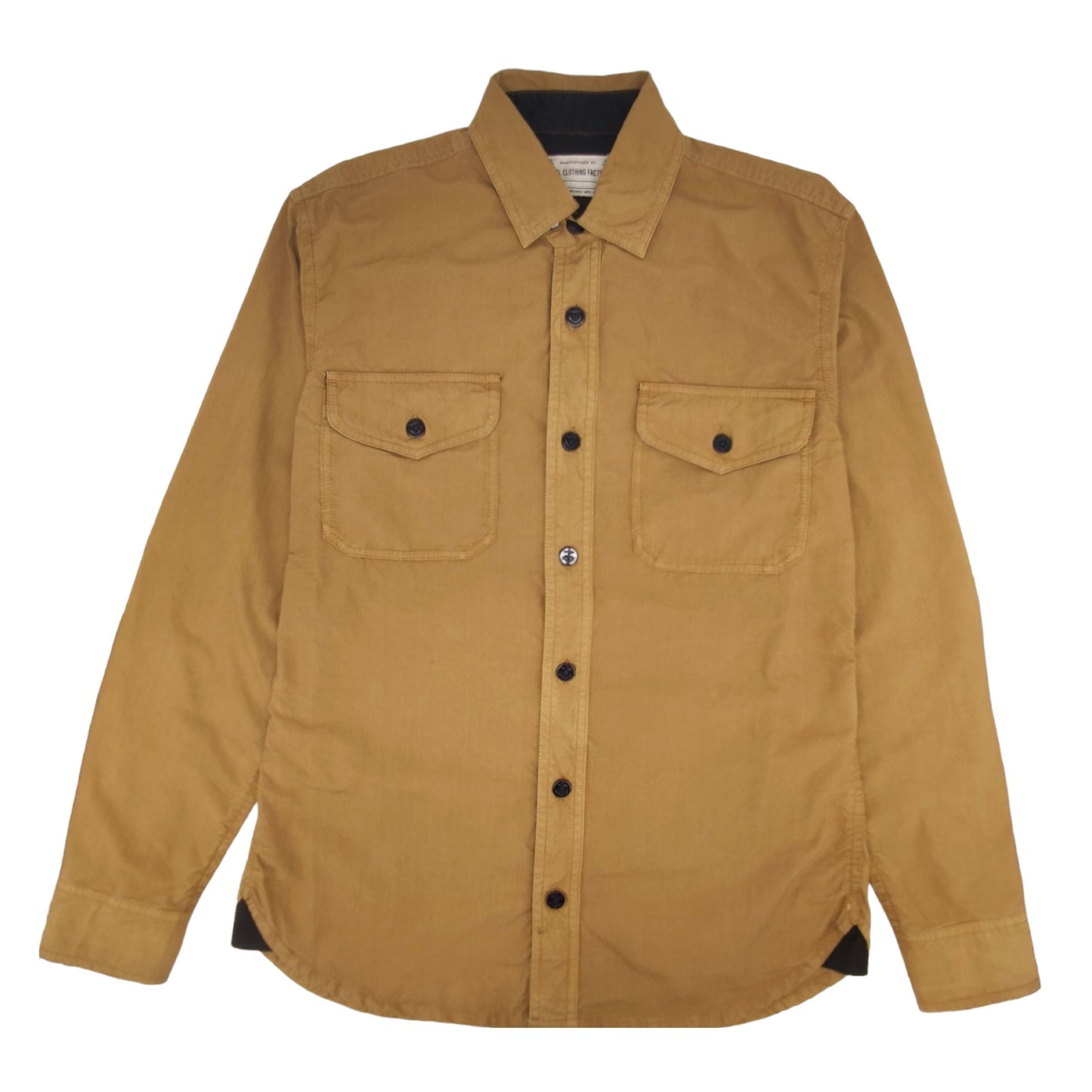 Camicia Cpo Popeline Uomo Tobacco