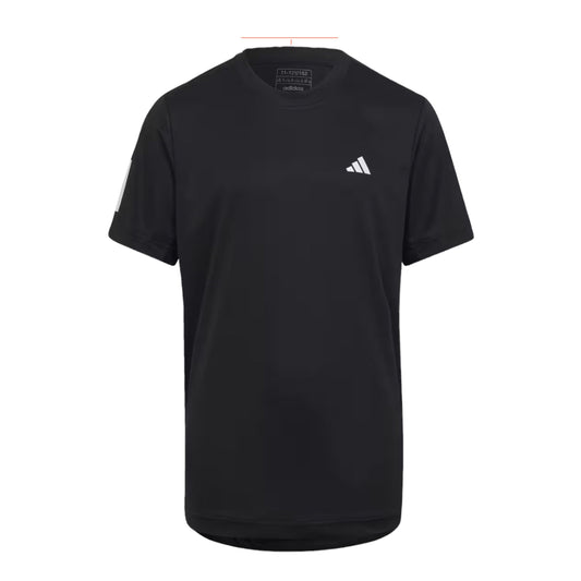 T-shirt Club 3 Stripes Bambino Black
