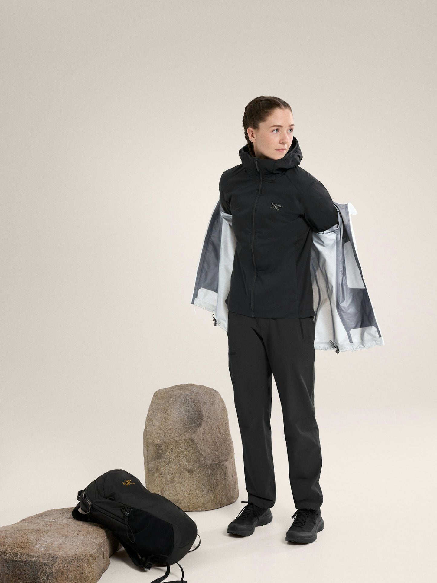 Giacca Atom Hoody Donna Black