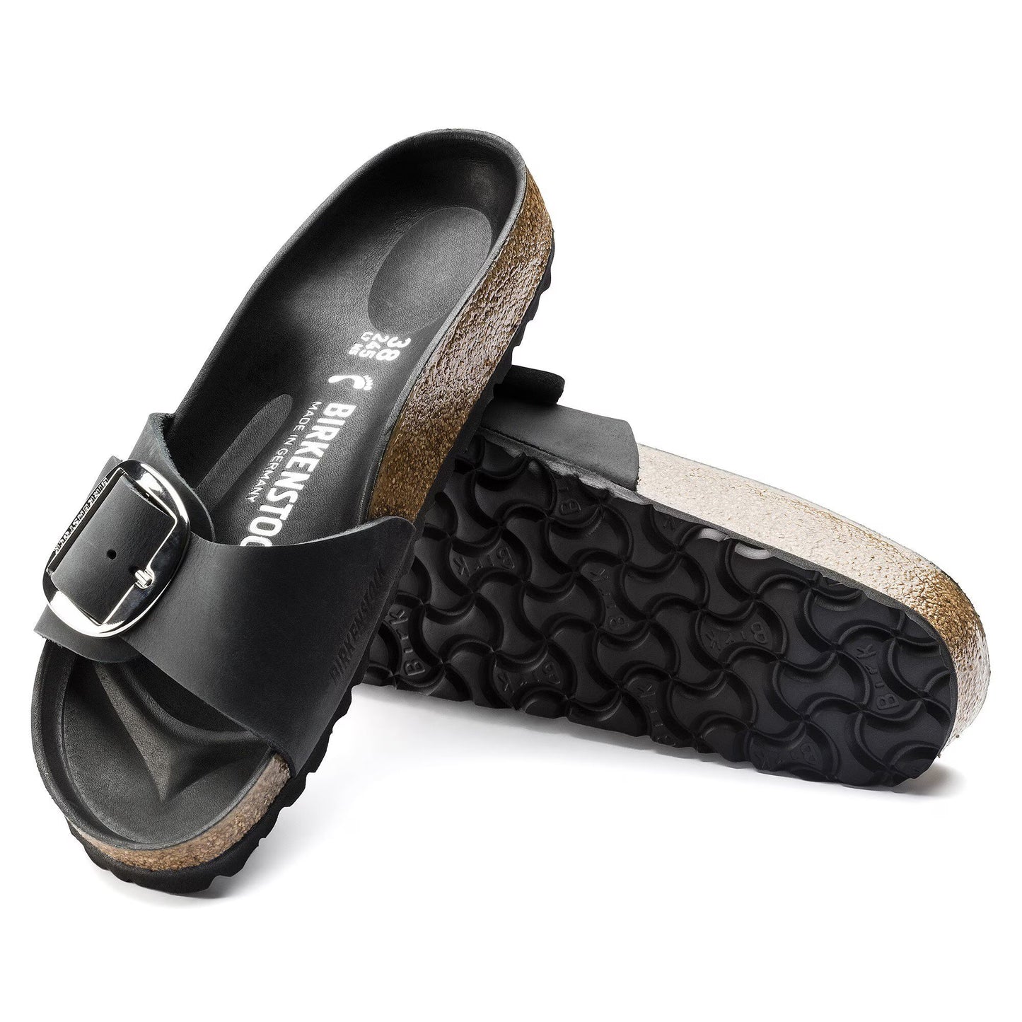 Sandali Madrid Big Buckle Donna Black