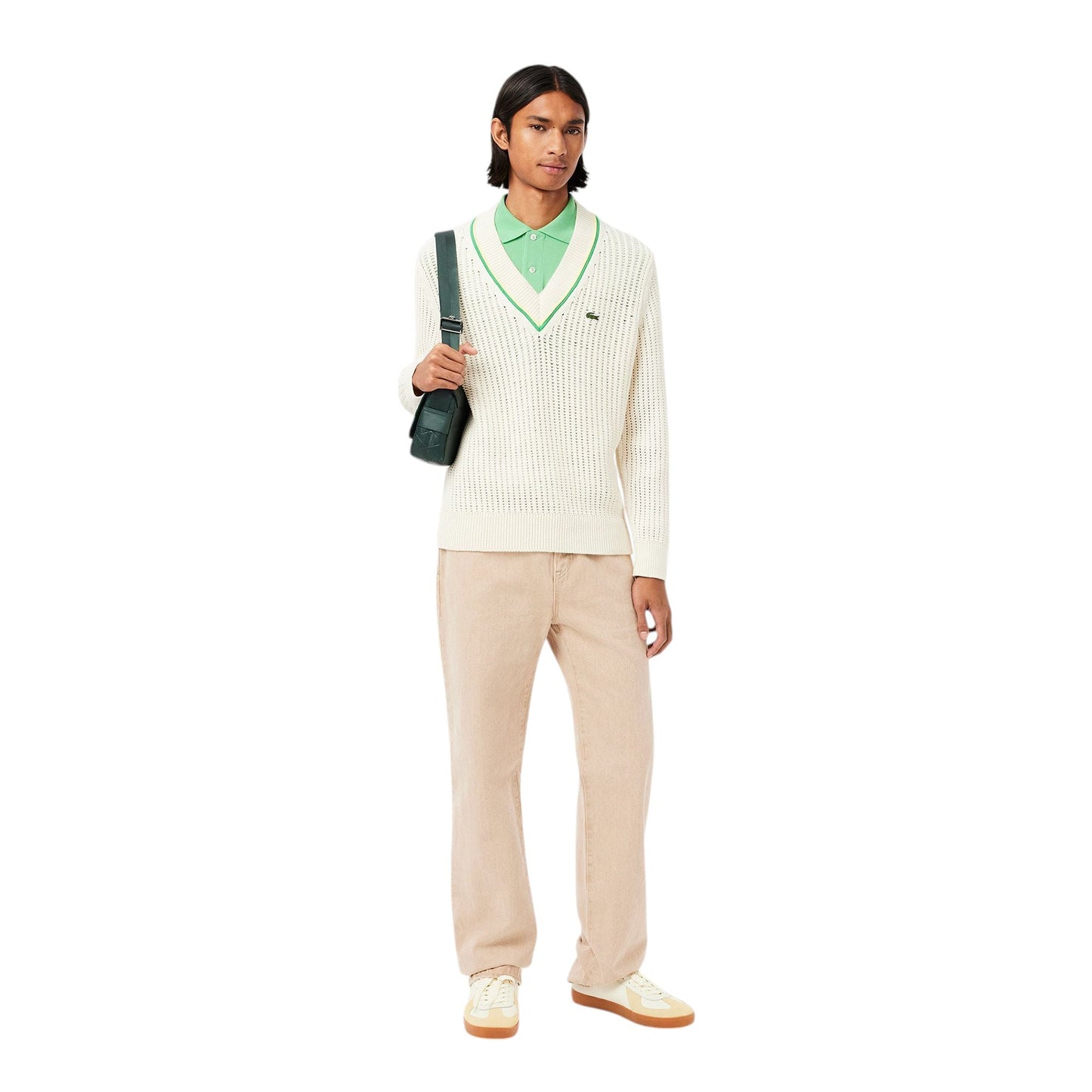 Polo Classic Fit Uomo Verde Lime