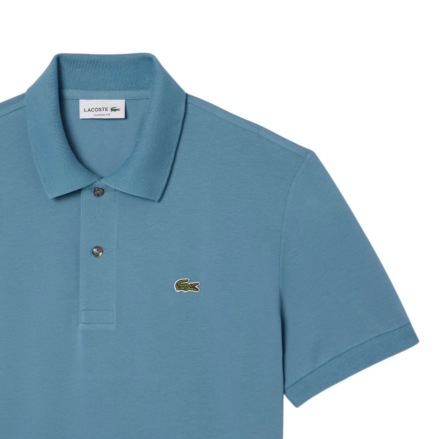Polo Classic Fit Uomo Azzurro Blu