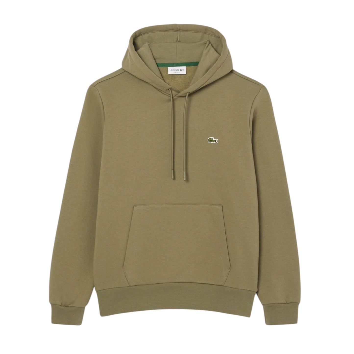 Maglia Classic Fit Hoddy Uomo Verde Cachi