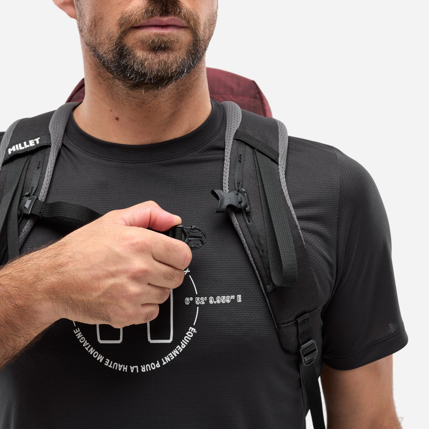 Zaino Ubic 25 Black/Dark Red