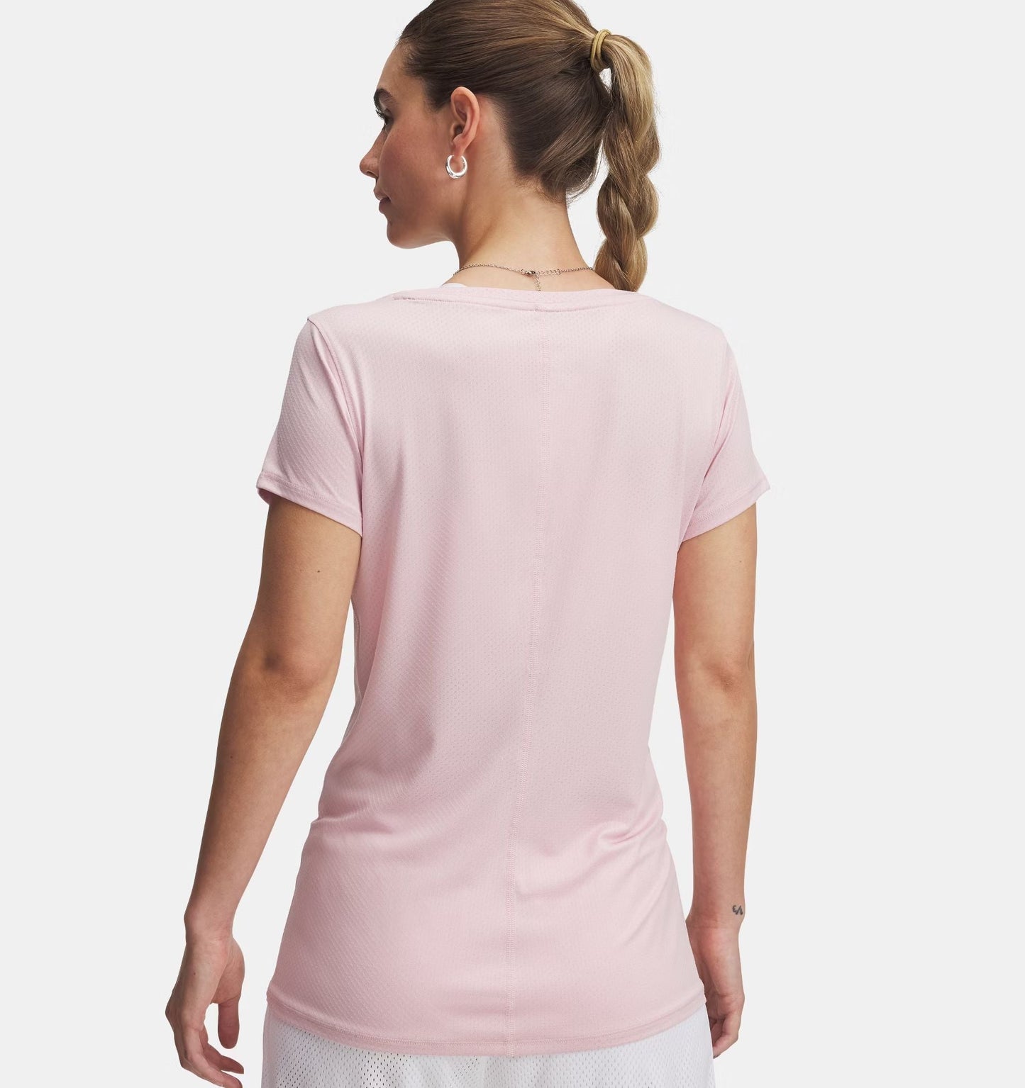 T-shirt HeatGear Armour Donna Prime Pink/White