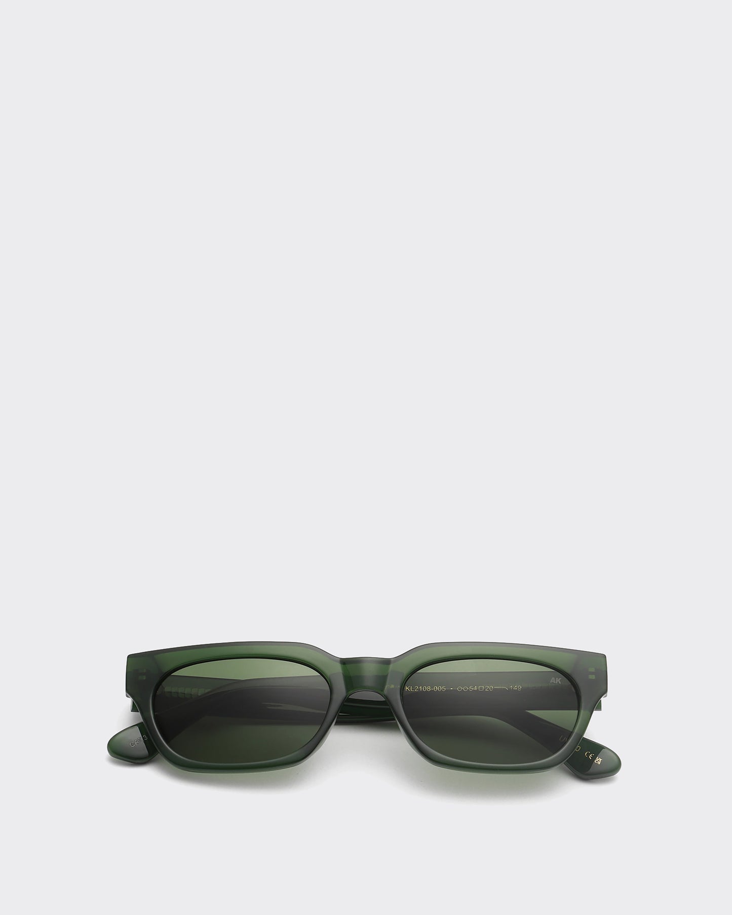 Occhiale da Sole Bror Dark Green Transparent