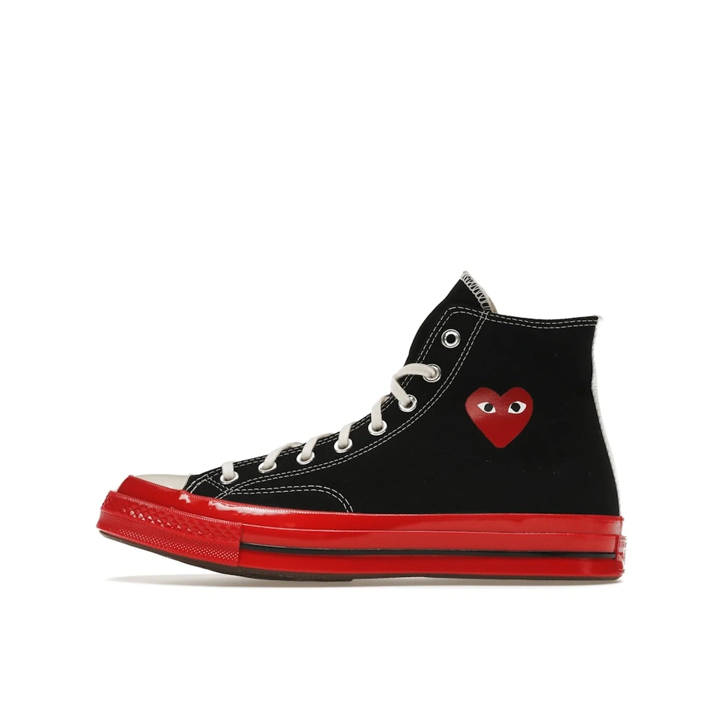 Converse Chuck Taylor All Star 70 Hi CDG PLAY Black Red Midsole
