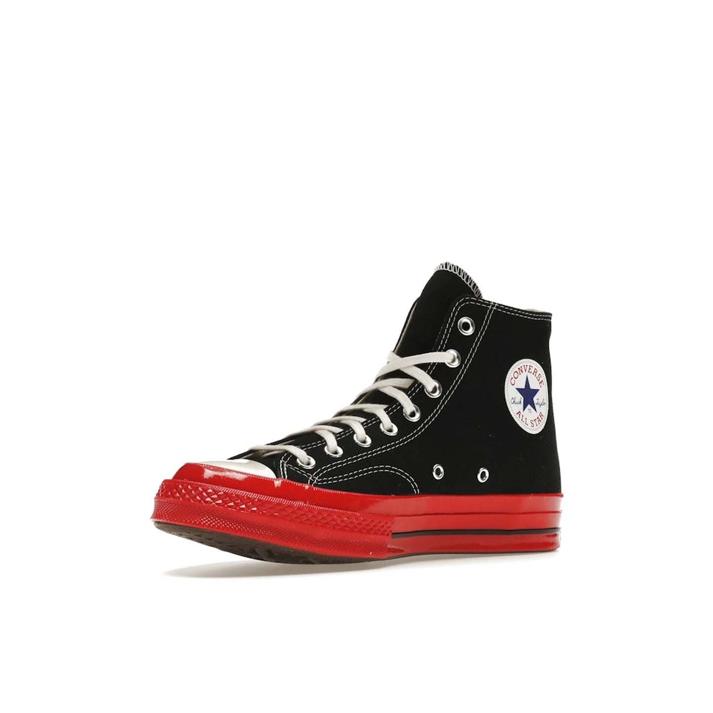 Converse Chuck Taylor All Star 70 Hi CDG PLAY Black Red Midsole