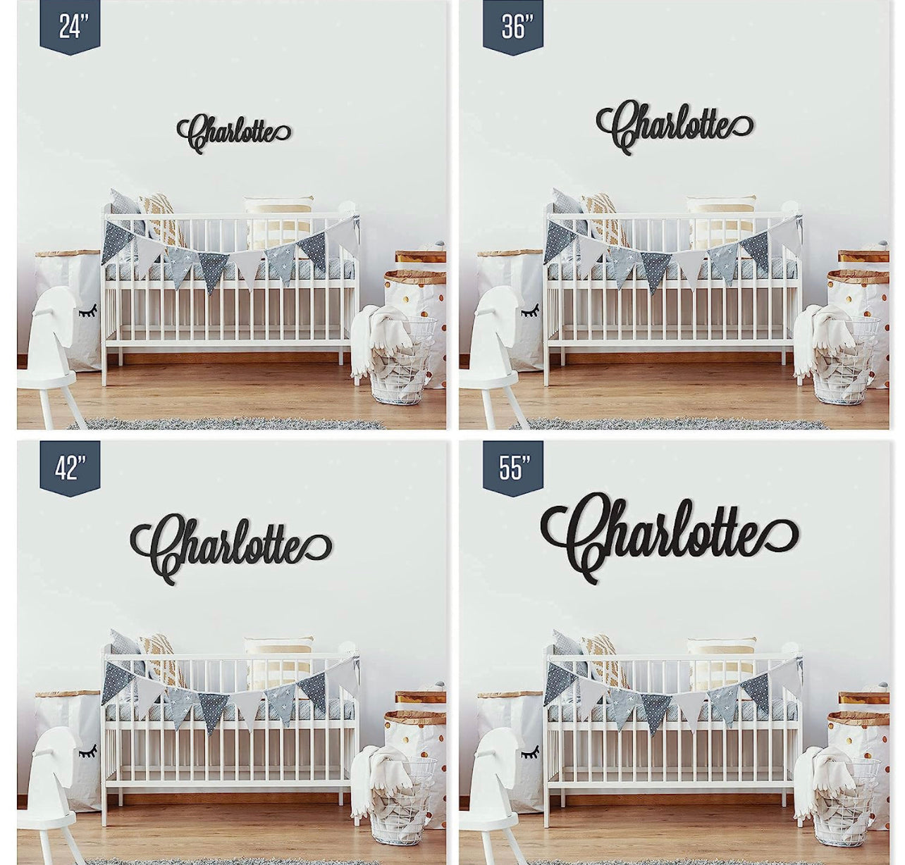 Personalised Custom Baby Name Sign