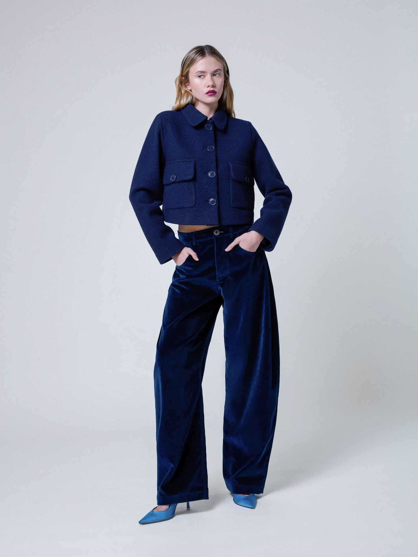 Amy Trousers Blue Quartz