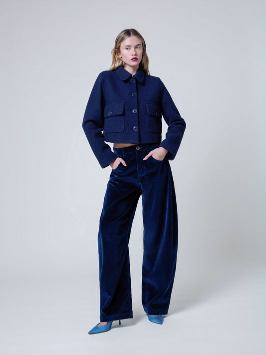 Amy Trousers Blue Quartz