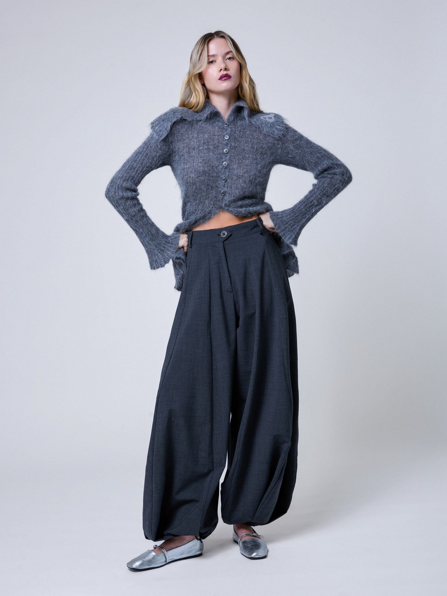 Abby Trousers Flint Gray