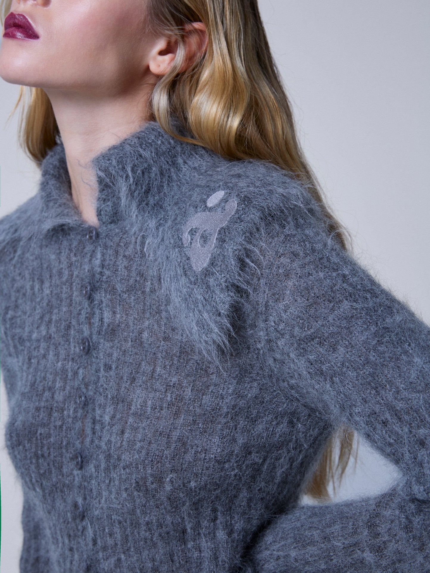 Mabel Cardigan Flint Gray