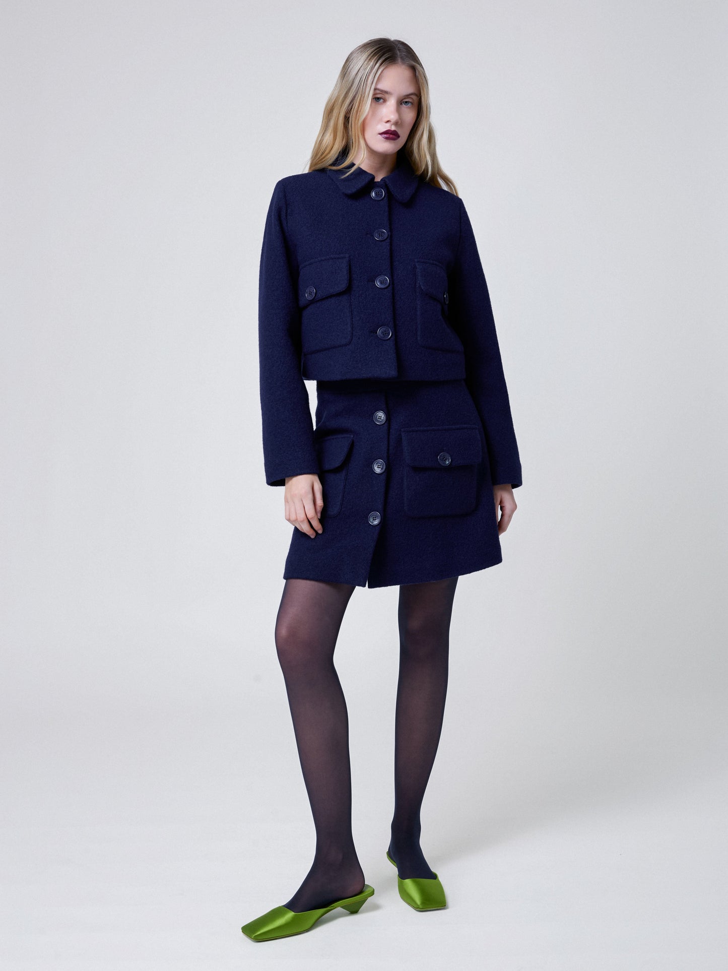 Ursula Skirt Blue Quartz