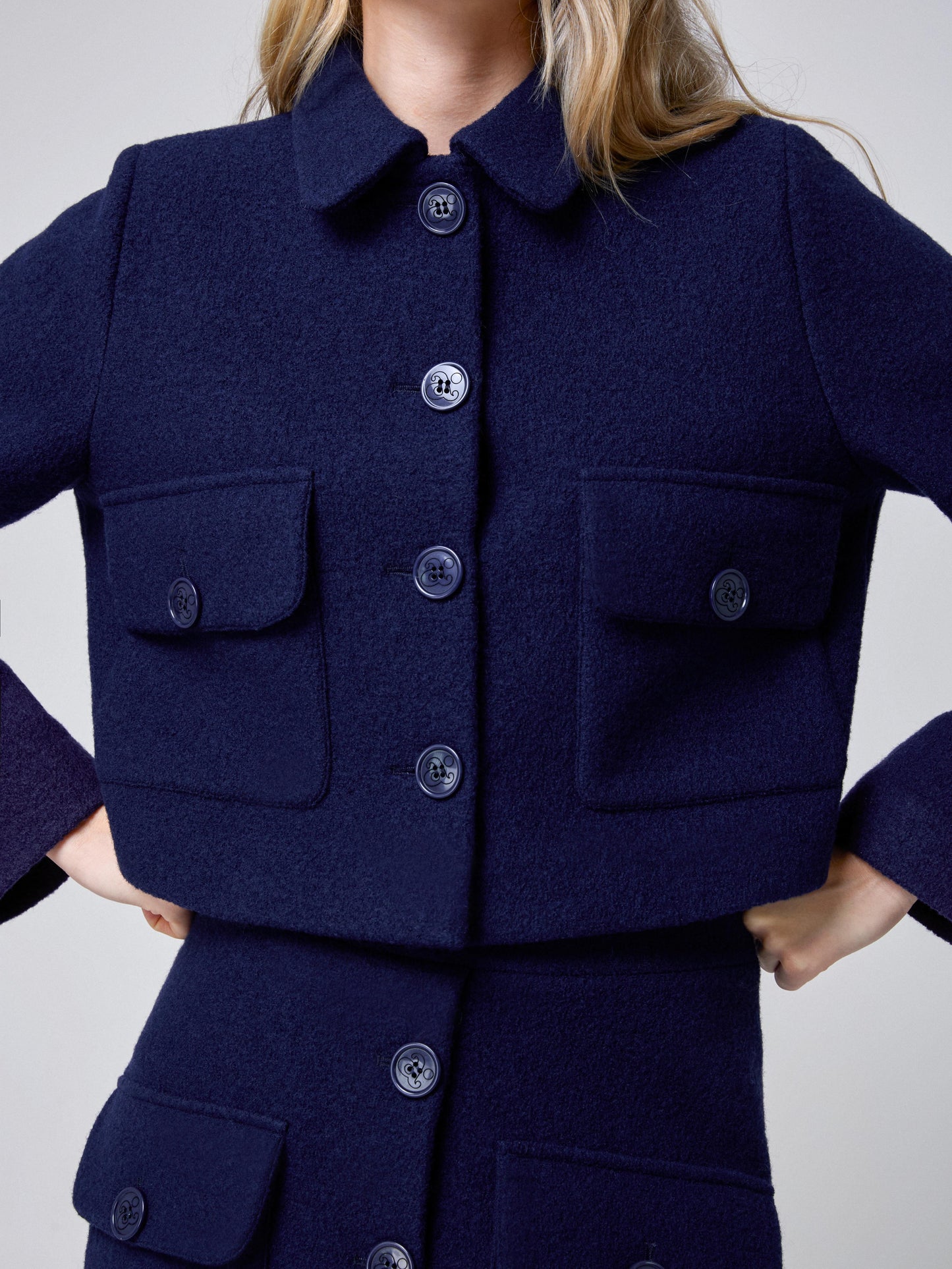 Ursula Jacket Blue Quartz