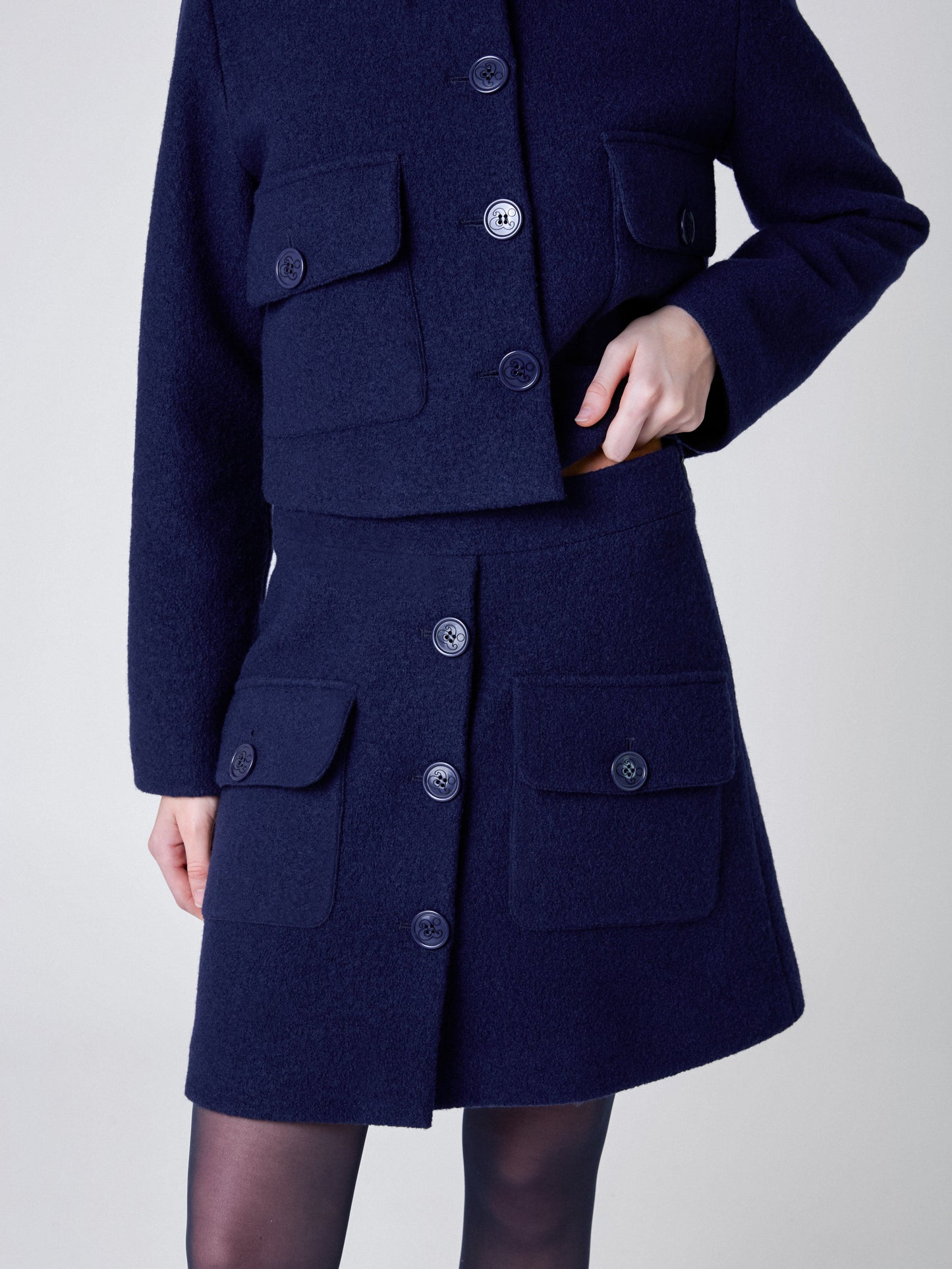 Ursula Skirt Blue Quartz